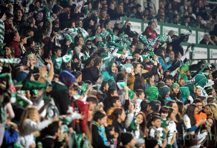 Bayanların ve çocukların Bursaspor aşkı!