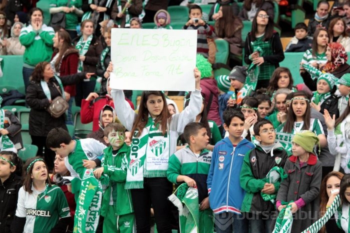 Kadınlar ve çocuklar Bursaspor için ödül!