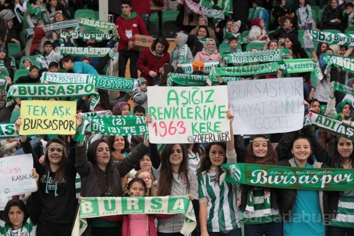 Kadınlar ve çocuklar Bursaspor için ödül!