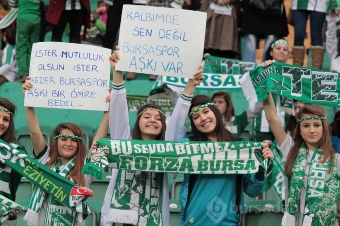 Kadınlar ve çocuklar Bursaspor için ödül!