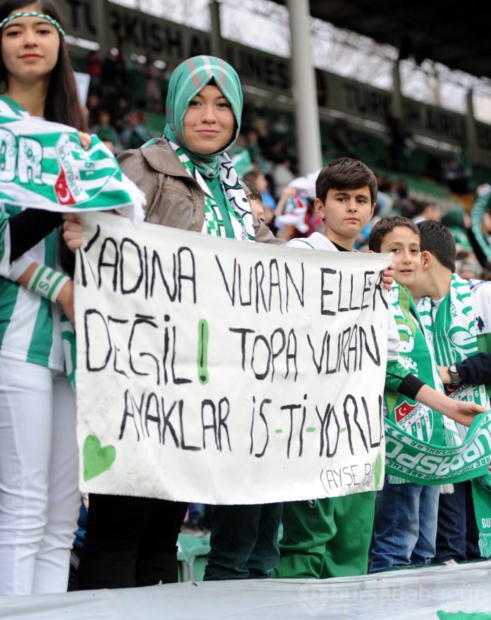 Kadınlar ve çocuklar Bursaspor için ödül!