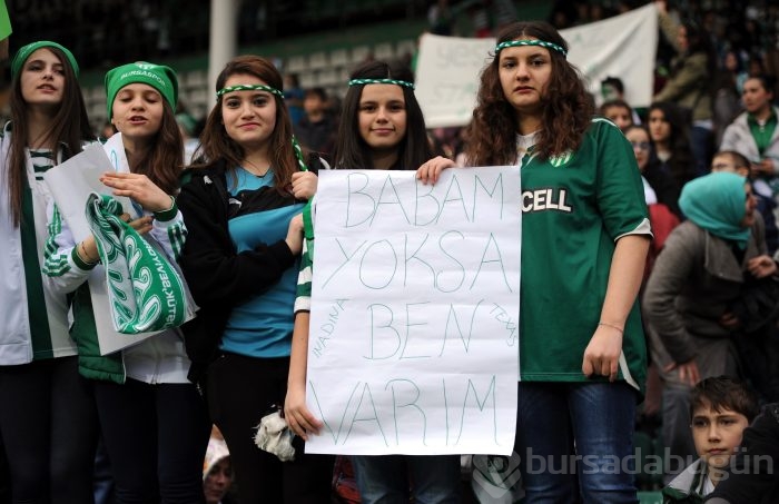Kadınlar ve çocuklar Bursaspor için ödül!
