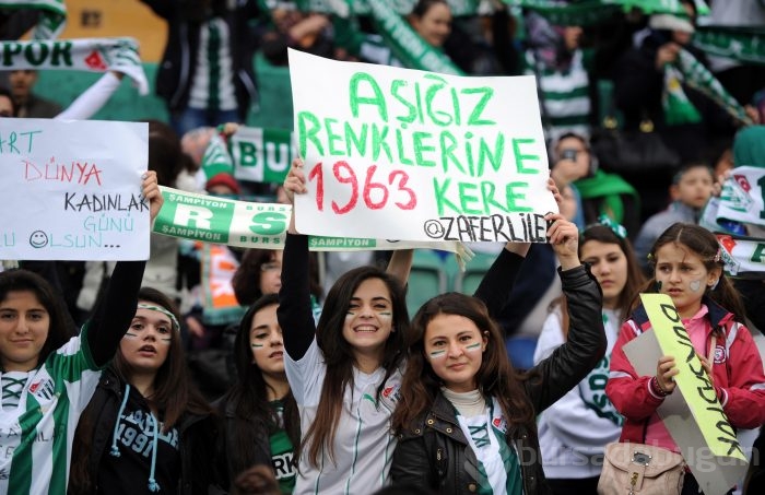 Kadınlar ve çocuklar Bursaspor için ödül!
