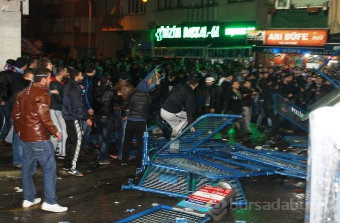 Trabzon'da maç yarıda kaldı!