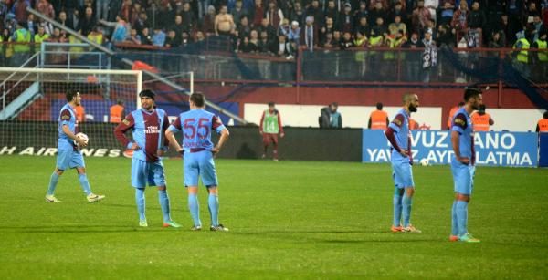 Trabzon'da maç yarıda kaldı!