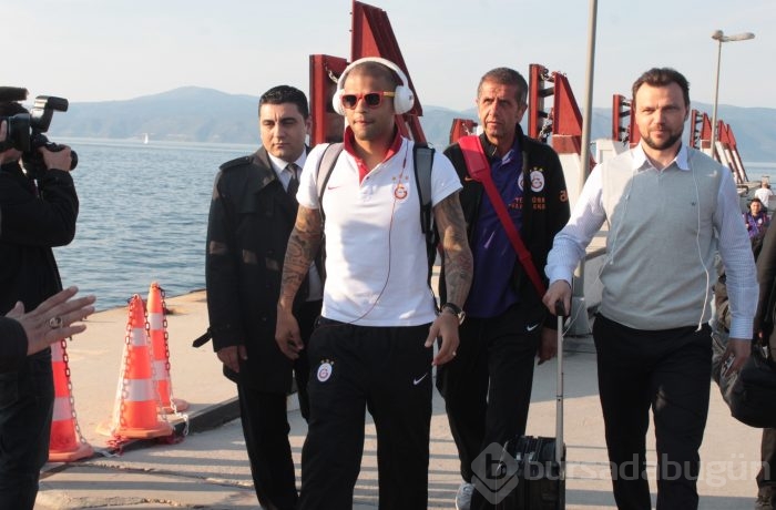 Galatasaray ekibi Bursa'da