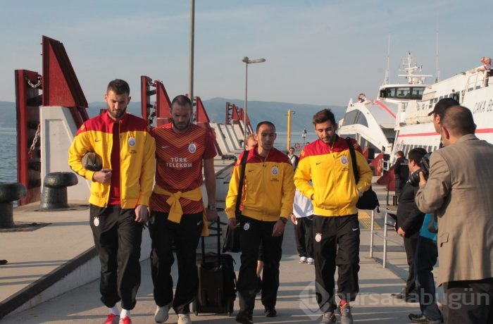 Galatasaray ekibi Bursa'da