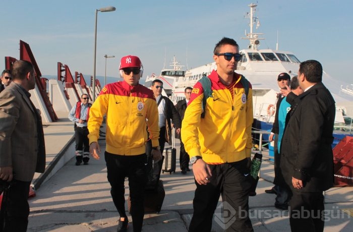Galatasaray ekibi Bursa'da