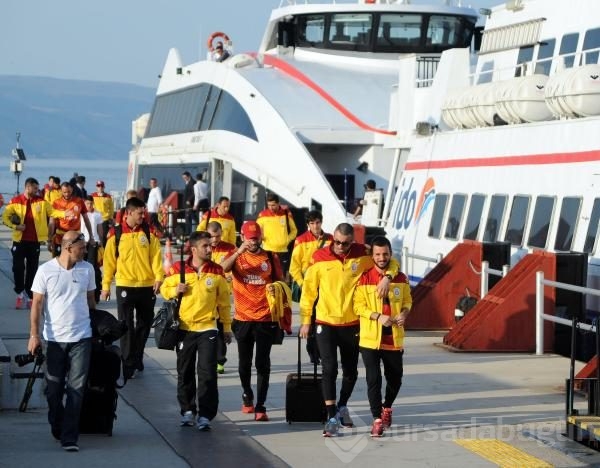 Galatasaray ekibi Bursa'da