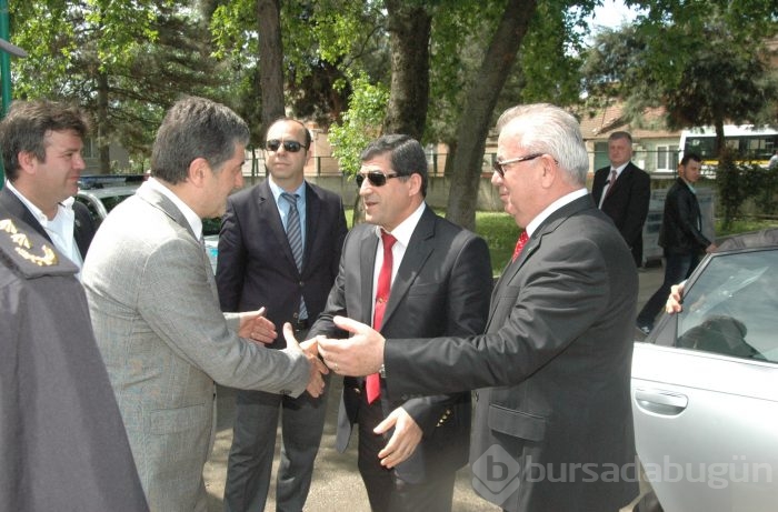 Bursa'da miniklerin trafik coşkusu