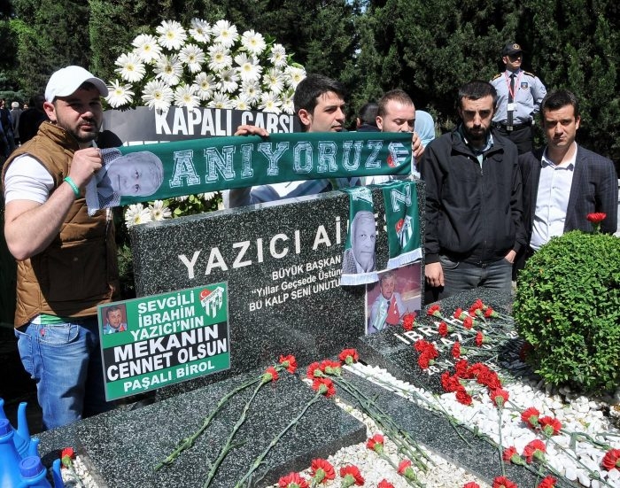 İbrahim Yazıcı mezarı başında anıldı 
