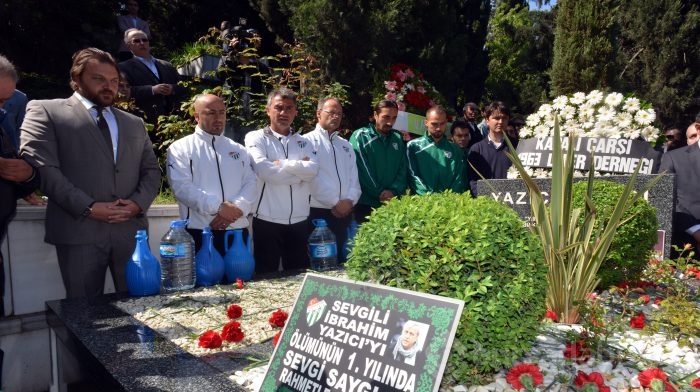 İbrahim Yazıcı mezarı başında anıldı 