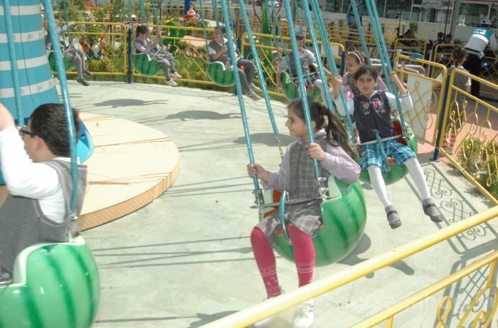 Çocuklar Star Park Podyum'da eğlendiler...