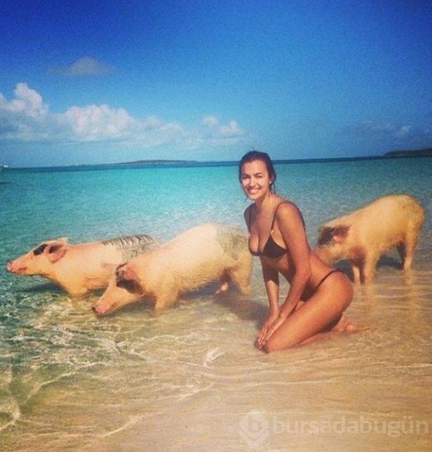 Irina Shayk'tan kışkırtıcı pozlar