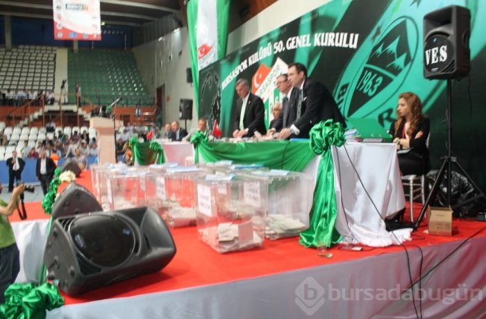 Bursaspor'da kongresinde heyecan dorukta