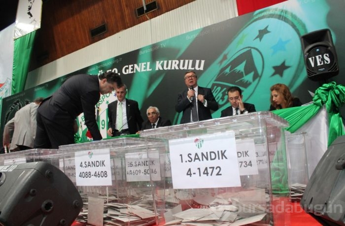 Bursaspor'da kongresinde heyecan dorukta