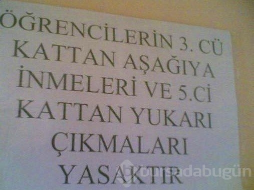 İbretlik yasak tabelaları...