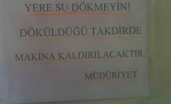 İbretlik yasak tabelaları...