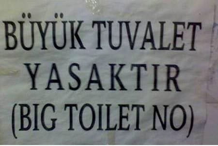 İbretlik yasak tabelaları...