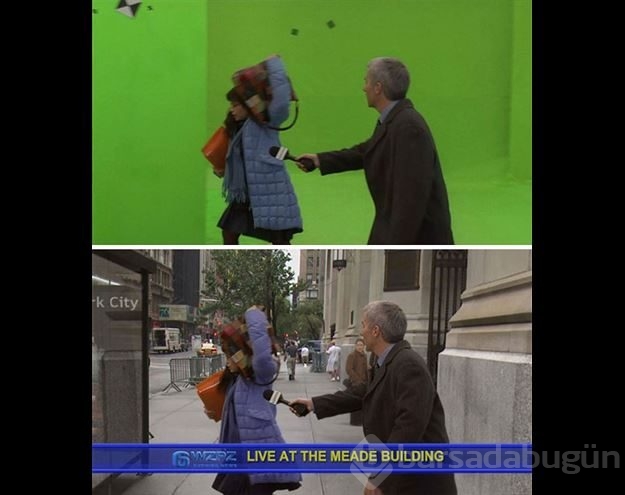 Görsel efektler olmadan filmler ve diziler...