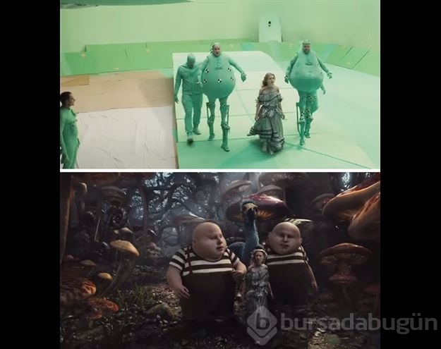 Görsel efektler olmadan filmler ve diziler...