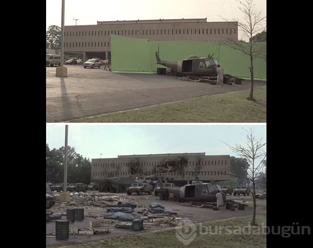 Görsel efektler olmadan filmler ve diziler...
