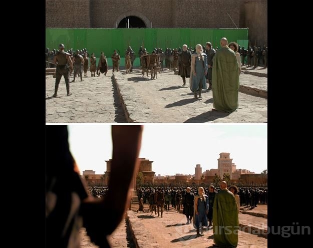 Görsel efektler olmadan filmler ve diziler...