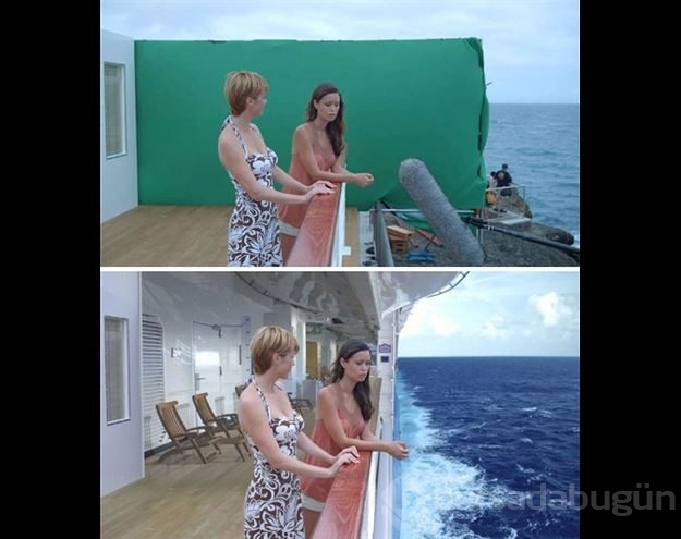 Görsel efektler olmadan filmler ve diziler...