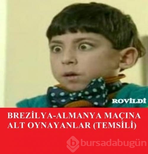 Brezilya - Almanya maçı capsleri