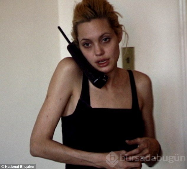 Angelina Jolie'yi hiç böyle görmediniz