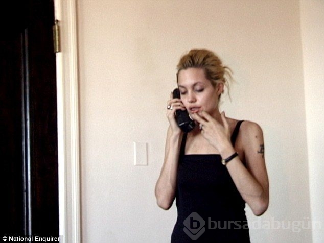 Angelina Jolie'yi hiç böyle görmediniz