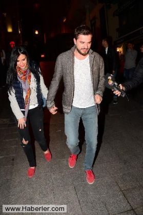 Neslişah Erkoçlar ve Engin Altan Düzyatan ön balayında