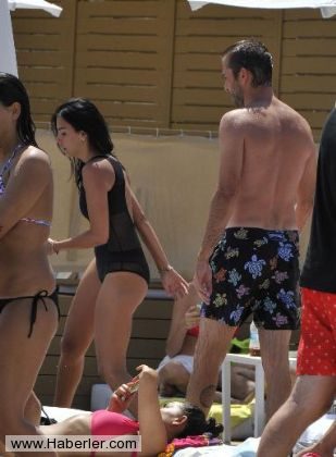 Neslişah Erkoçlar ve Engin Altan Düzyatan ön balayında