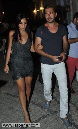 Neslişah Erkoçlar ve Engin Altan Düzyatan ön balayında
