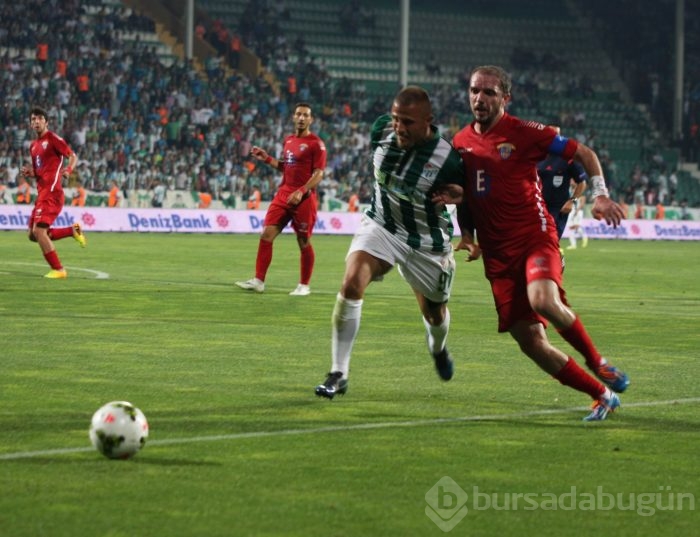 Bursaspor Chikhura Sachkhere duvarını aşamadı:0-0