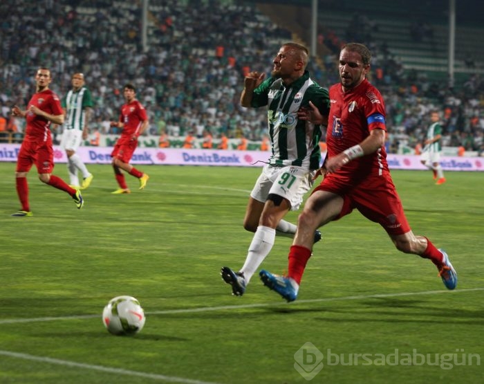 Bursaspor Chikhura Sachkhere duvarını aşamadı:0-0