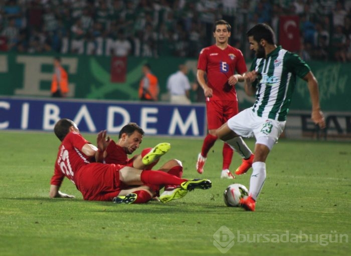 Bursaspor Chikhura Sachkhere duvarını aşamadı:0-0