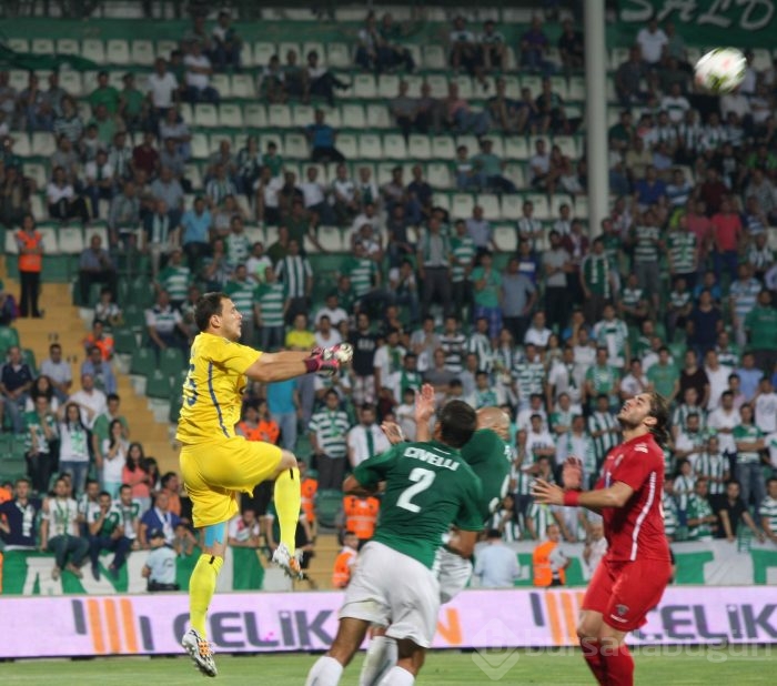 Bursaspor Chikhura Sachkhere duvarını aşamadı:0-0