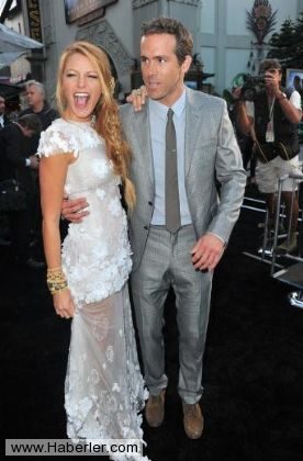 Blake Lively düğünde gelinliğim yandı