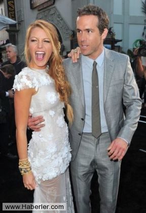 Blake Lively düğünde gelinliğim yandı
