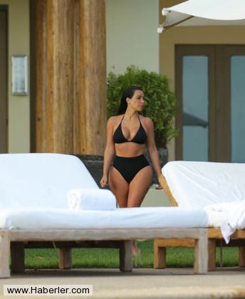 Kim Kardashian kaslı vücut yaptı