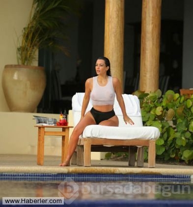 Kim Kardashian kaslı vücut yaptı