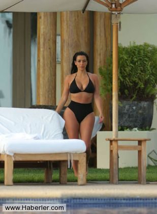 Kim Kardashian kaslı vücut yaptı