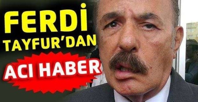 Ferdi Tayfur'dan acı haber var!