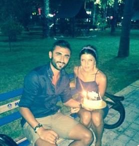 Selçuk Şahin ve yeni sevgilisi 