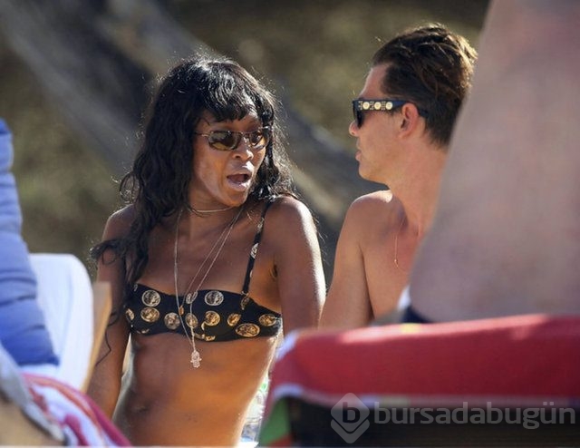 Kate Moss ve Naomi Campbell Bodrum'da ortalığı birbirine kattı