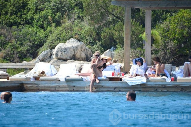 Kate Moss ve Naomi Campbell Bodrum'da ortalığı birbirine kattı