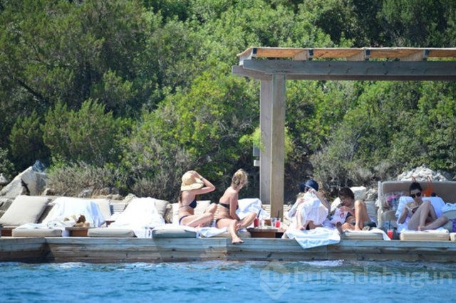 Kate Moss ve Naomi Campbell Bodrum'da ortalığı birbirine kattı