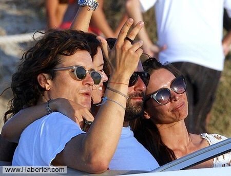 Orlando Bloom'un kaçamağı böyle görüntülendi
