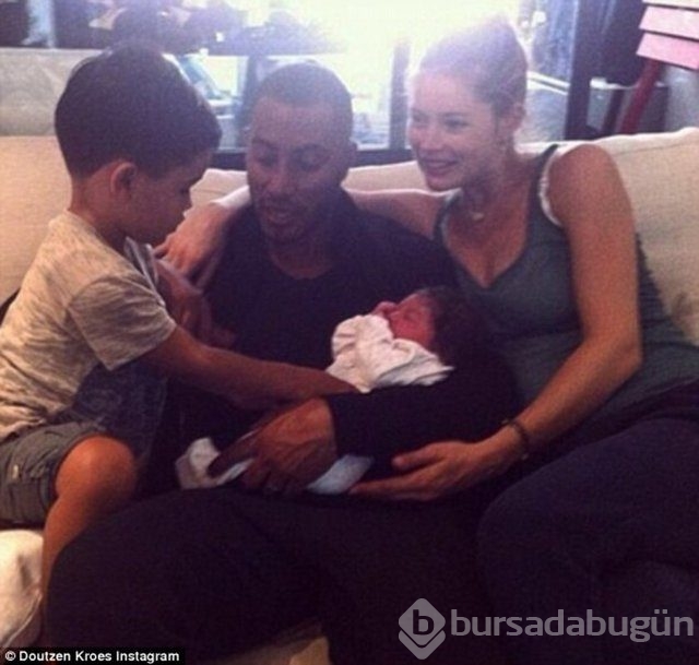 En güzel anne Doutzen Kroes!
